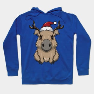 Capybara Claus: Bringing Holiday Cheer Hoodie